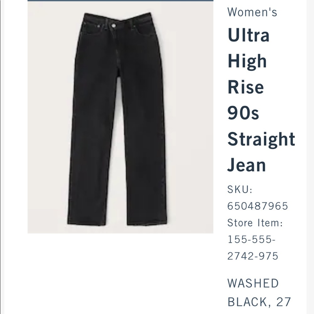 The 90’s Straight Ultra High Rise